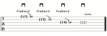 tab for rock guitar lick 8