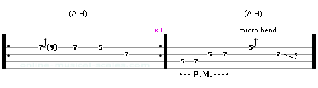 tab for rock guitar lick 21